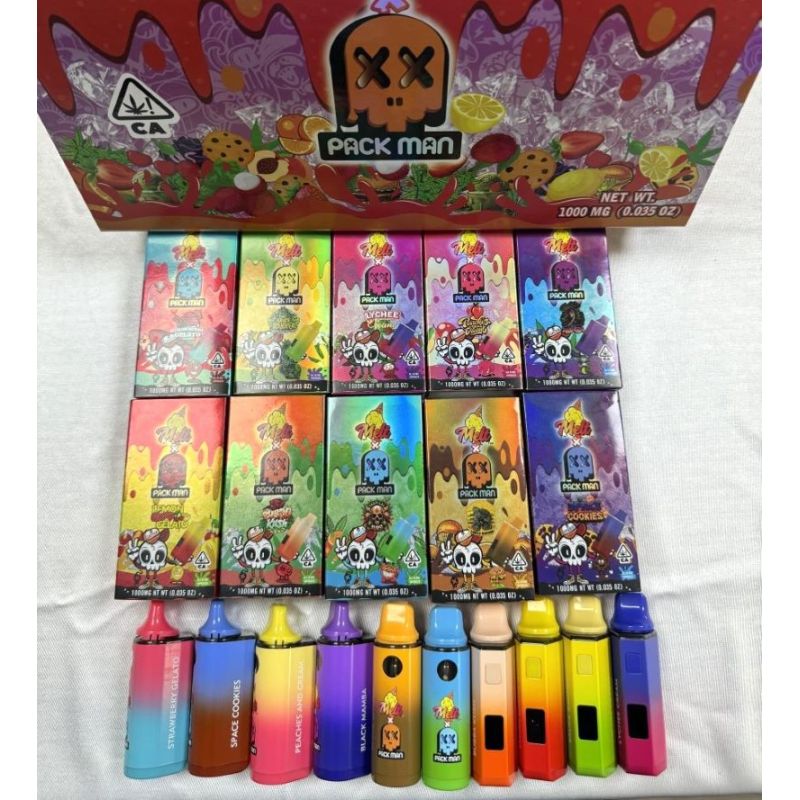 Melt x Packman 1g & 2g Empty Vape – New Packaging